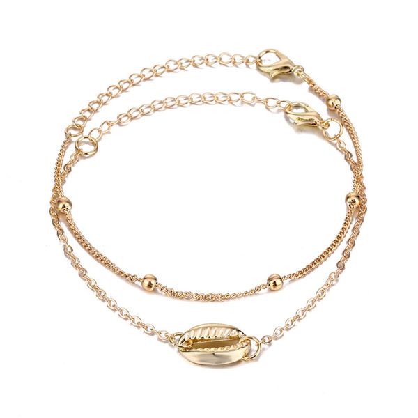 bohemian fashion double silver gold chain shell bracelet women boho satellite beads bracelets jewelry 2psc/set pulsera mujer, Black
bohemian fashion double silver gold chain shell bracelet women boho satellite beads bracelets jewelry 2psc/set pulsera mujer, Black