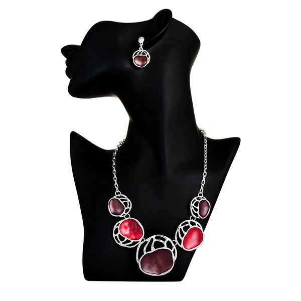 jewelry set blue geometry big pendants necklaces set trendy dangle earrings alloy jewelry sets for female women, Silver
jewelry set blue geometry big pendants necklaces set trendy dangle earrings alloy jewelry sets for female women, Silver