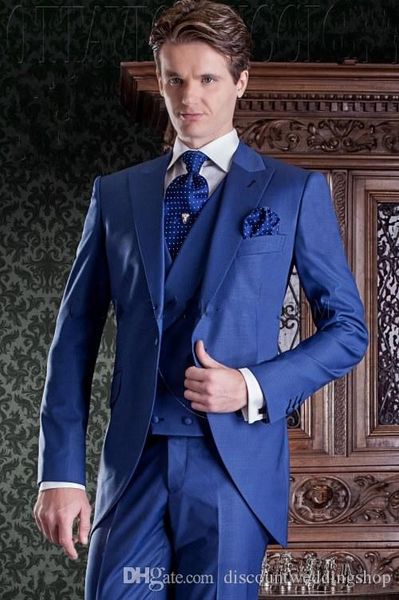 fashionable groom tuxedos one button blue peak lapel men wedding prom dress blazer dinner party business suits (jacket+pants+vest+tie) j749, Black;gray
fashionable groom tuxedos one button blue peak lapel men wedding prom dress blazer dinner party business suits (jacket+pants+vest+tie) j749, Black;gray