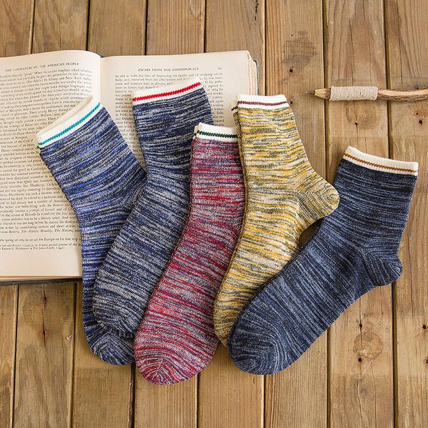 5pairs/new men's middle tube men's socks autumn and winter casual national wind stripes long socks, Black
5pairs/new men's middle tube men's socks autumn and winter casual national wind stripes long socks, Black