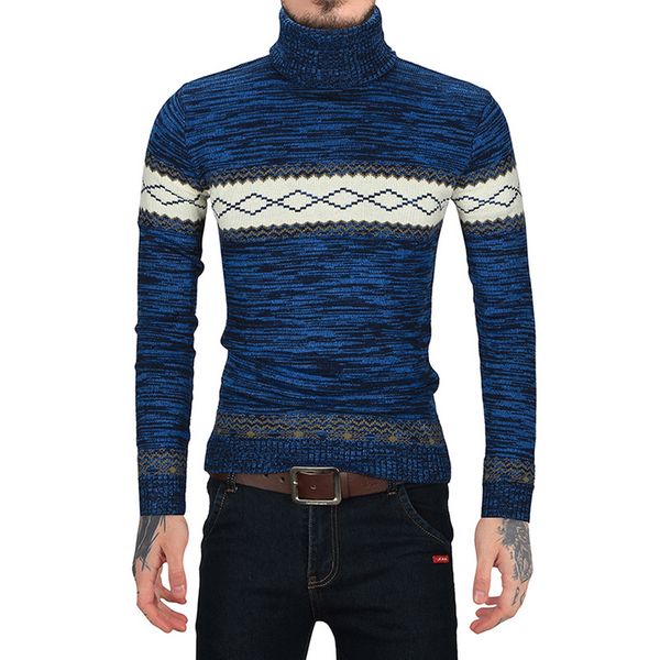 2017 fashion men turtleneck pullover sweater striped hit color patchwork printed warm knitting casual slim autumn&winterclothes, White;black
2017 fashion men turtleneck pullover sweater striped hit color patchwork printed warm knitting casual slim autumn&winterclothes, White;black