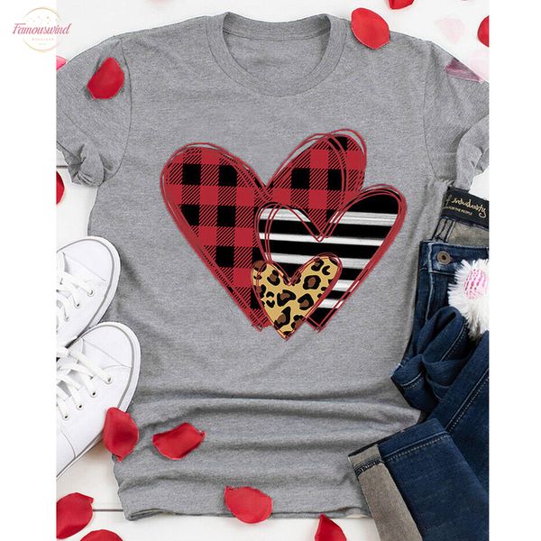 plaid striped leopard hearts colored print t shirt cute valentines day gift tshirt women graphic valentines tees outfits, White
plaid striped leopard hearts colored print t shirt cute valentines day gift tshirt women graphic valentines tees outfits, White