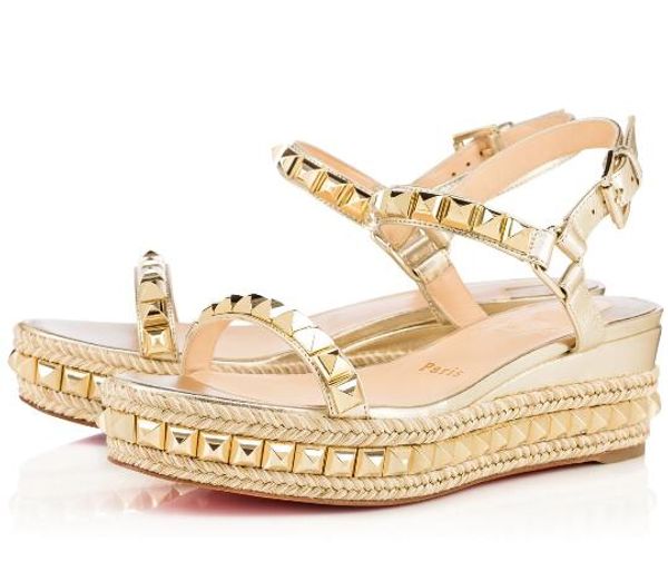summer red bottom cataclou 60мм украшенные лакированные шипованная платформа клина сандалии для женщин, люкс женщины walking квартиры 35-42, Black
summer red bottom cataclou 60мм украшенные лакированные шипованная платформа клина сандалии для женщин, люкс женщины walking квартиры 35-42, Black