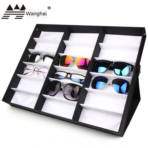 wanghai 18-grid black sun glasses display box box counter sunglasses storage display props
wanghai 18-grid black sun glasses display box box counter sunglasses storage display props