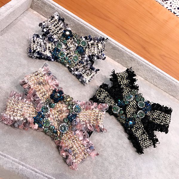 korea handmade wool bow know rhinestone fall winter women hairpins hair clips barrettes head wear accessories-yhawhrp053c5
korea handmade wool bow know rhinestone fall winter women hairpins hair clips barrettes head wear accessories-yhawhrp053c5