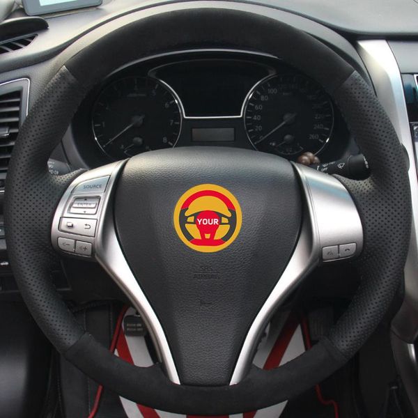 black suede black synthetic leather car steering wheel cover for teana altima 2013-2020 x-trail qashqai rogue
black suede black synthetic leather car steering wheel cover for teana altima 2013-2020 x-trail qashqai rogue