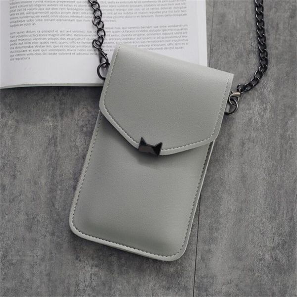women cat ear bukle lether shoulder bag transparent touch screen simple mobile phone bag flap chain small messenger bags #yj
women cat ear bukle lether shoulder bag transparent touch screen simple mobile phone bag flap chain small messenger bags #yj
