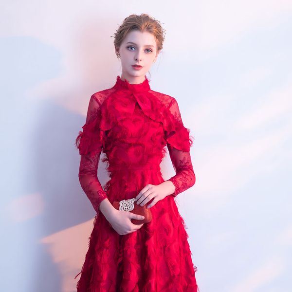 новое поступление сексуальные вечерние платья vestido де festa с полным рукавом платье выпускного вечера robe de soiree кружевные перья, Black;red
новое поступление сексуальные вечерние платья vestido де festa с полным рукавом платье выпускного вечера robe de soiree кружевные перья, Black;red