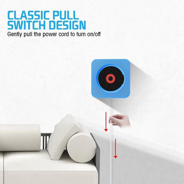 mountable cd player portable bluetooth music player with remote control fm radio built-in hifi speakers usb mp3 r25
mountable cd player portable bluetooth music player with remote control fm radio built-in hifi speakers usb mp3 r25