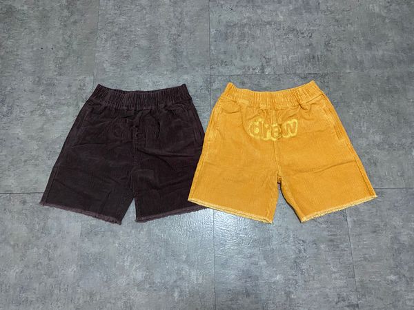 drew house 20ss letter embroidered corduroy shorts men women high street board shorts elastic waist outdoor skateboard casual short pants, White;black
drew house 20ss letter embroidered corduroy shorts men women high street board shorts elastic waist outdoor skateboard casual short pants, White;black