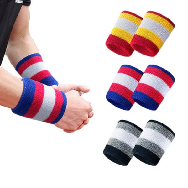 2pcs 8*8 cm striped wrist sweat band sport wristband men's sweatband basketball tennis wrist guards brace support protector gym, Black;red
2pcs 8*8 cm striped wrist sweat band sport wristband men's sweatband basketball tennis wrist guards brace support protector gym, Black;red