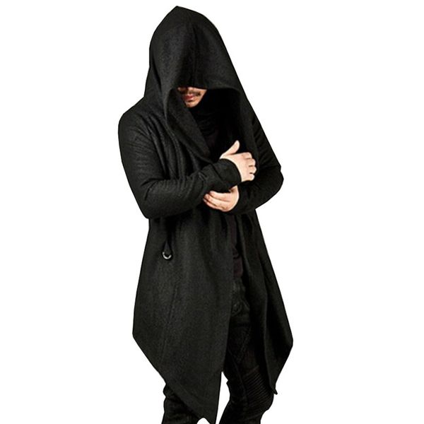 designer hooded men's vests spring loose casual men's cloak overcoats plus size outfit streetwear male clothing, Black;white
designer hooded men's vests spring loose casual men's cloak overcoats plus size outfit streetwear male clothing, Black;white