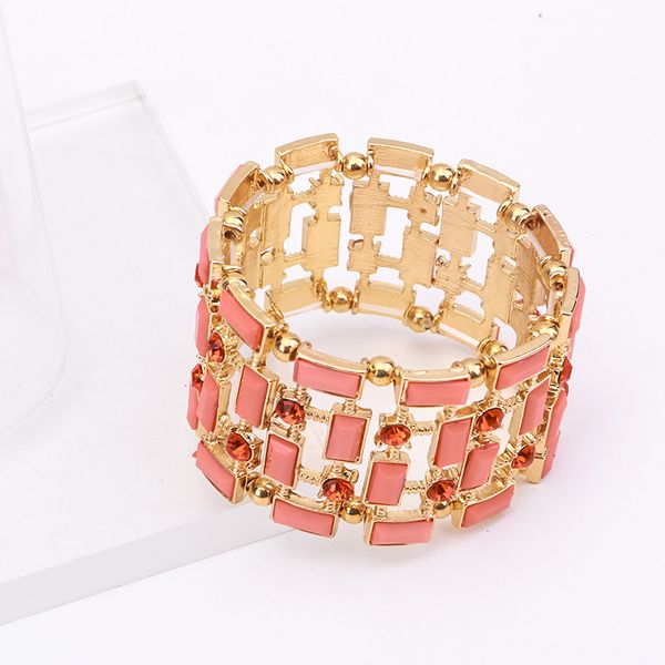 europe and america exaggerated alloy acrylic wide-bracelet fashion atmospheric rhinestone hollow elastic bracelet woman, Black
europe and america exaggerated alloy acrylic wide-bracelet fashion atmospheric rhinestone hollow elastic bracelet woman, Black