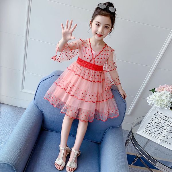 new girl embroidery flower dress sweet princess cake skirt birthday party costume host costume piano performance, Red;yellow
new girl embroidery flower dress sweet princess cake skirt birthday party costume host costume piano performance, Red;yellow