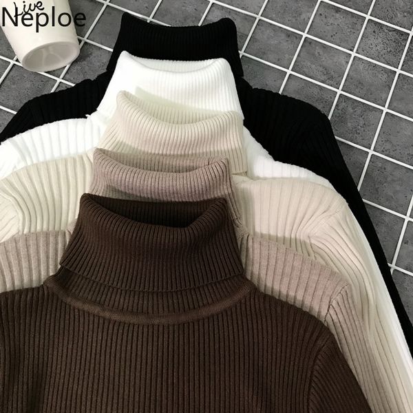 neploe chic turtleneck long sleeve bottom pullover sweater women solid slim fit thicked warm knit jumper pull femme winter 47934, White;black
neploe chic turtleneck long sleeve bottom pullover sweater women solid slim fit thicked warm knit jumper pull femme winter 47934, White;black