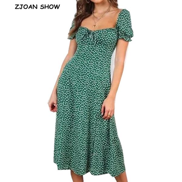 2019 new summer retro white daisy flower print green mid long dress bow neck short sleeve slim mid-calf dresses women dress, Black;gray
2019 new summer retro white daisy flower print green mid long dress bow neck short sleeve slim mid-calf dresses women dress, Black;gray