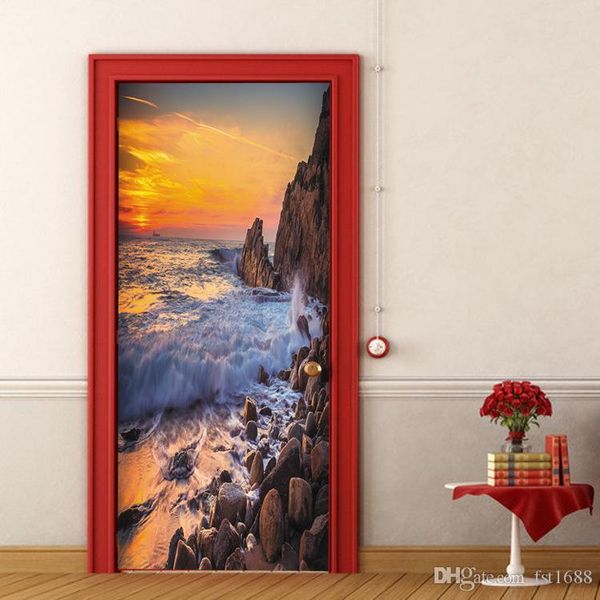 zb105 creative sea spray sunrise scenery landscape mural wall sticker door sticker decals living room home decorative
zb105 creative sea spray sunrise scenery landscape mural wall sticker door sticker decals living room home decorative