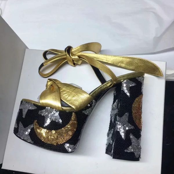 glitter sequined ankle strap high platform peep toe pumps party prom gown wedding shoes women high heels size35-40 with box e29, Black
glitter sequined ankle strap high platform peep toe pumps party prom gown wedding shoes women high heels size35-40 with box e29, Black