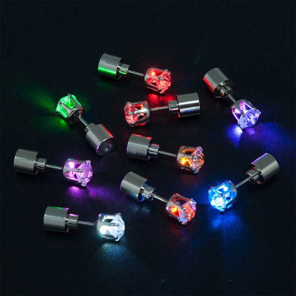 led серьга light up корона мерцающего кристалл нержавеющей ear падение стержень ухо серьга ювелирные изделия для танца / xmas / ктв партии д
led серьга light up корона мерцающего кристалл нержавеющей ear падение стержень ухо серьга ювелирные изделия для танца / xmas / ктв партии д