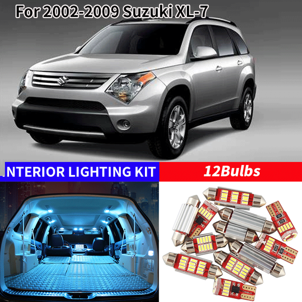 12x canbus error led interior light kit package for 2002-2009 xl-7 car accessories map dome trunk license light
12x canbus error led interior light kit package for 2002-2009 xl-7 car accessories map dome trunk license light