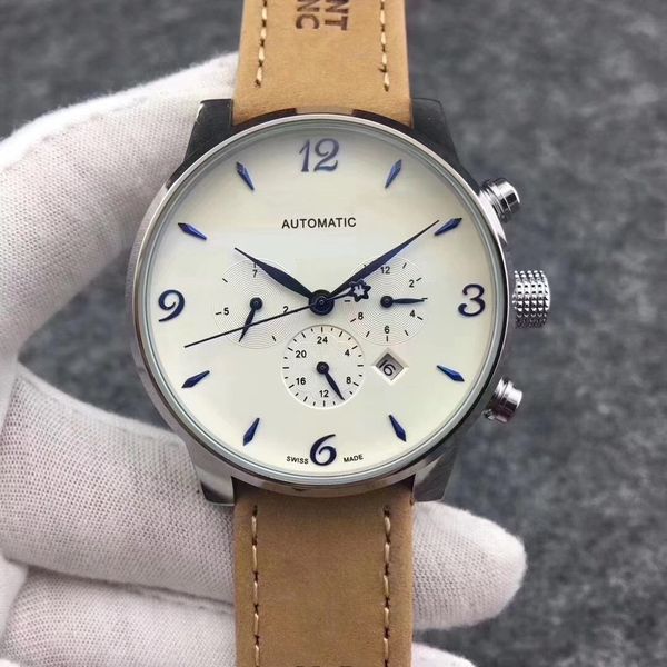 luxury men watches montre homme automatic mechanical watches men all dials work man wristwatch dress business watch, Slivery;brown
luxury men watches montre homme automatic mechanical watches men all dials work man wristwatch dress business watch, Slivery;brown