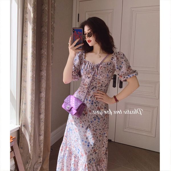 2020 spring plain clean elegant popular slimming midi dress french girls pastoral short dress, Red
2020 spring plain clean elegant popular slimming midi dress french girls pastoral short dress, Red