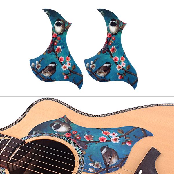 2 pieces acoustic guitar pickguard, also a good decoration for your guitar | flower & bird painting
2 pieces acoustic guitar pickguard, also a good decoration for your guitar | flower & bird painting