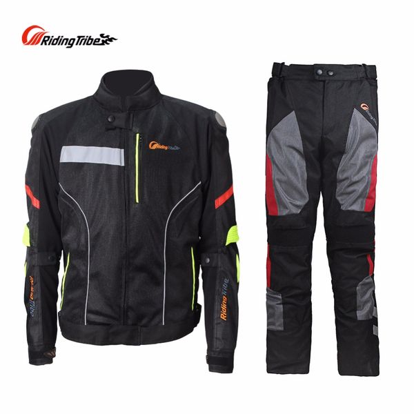 riding tribe men's motorcycle set jacket pants breatheable waterproof for summer protective moto clothes body guards jk-27
riding tribe men's motorcycle set jacket pants breatheable waterproof for summer protective moto clothes body guards jk-27