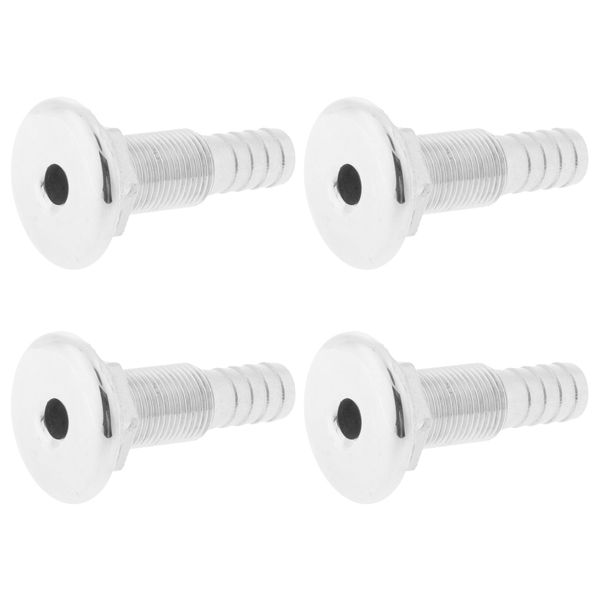 4pcs 1/2 inch heavy duty marine boat thru hull fitting - 316 stainless steel hardware
4pcs 1/2 inch heavy duty marine boat thru hull fitting - 316 stainless steel hardware