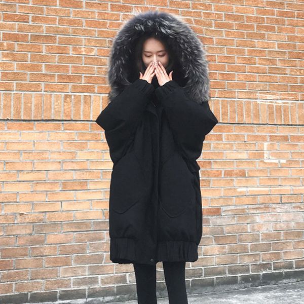 5xl plus size women winter jacket large fur collar womens coats loose long winter coat parkas thicken cotton padded jacket c5999, Black
5xl plus size women winter jacket large fur collar womens coats loose long winter coat parkas thicken cotton padded jacket c5999, Black