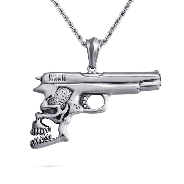 vitage shape pendants necklace cool men punk hip hop 316l stainless steel new fashion casting jewelry, Silver
vitage shape pendants necklace cool men punk hip hop 316l stainless steel new fashion casting jewelry, Silver