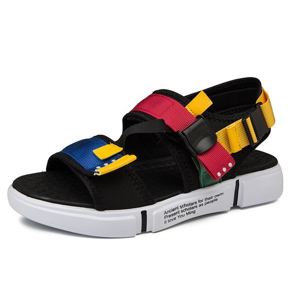 summer men sandals gladiator beach shoes male mix color slippers sport water flip flops sandalia masculina zapatos de hombre y200702, Black
summer men sandals gladiator beach shoes male mix color slippers sport water flip flops sandalia masculina zapatos de hombre y200702, Black