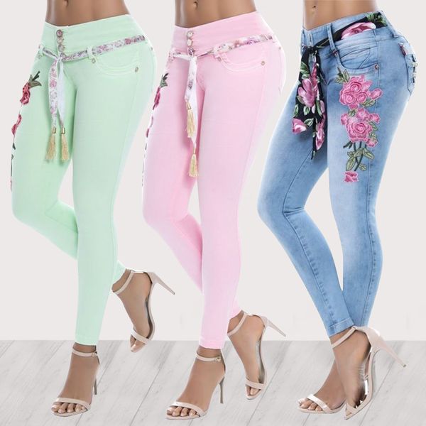 plus size women's fashion high waist skinny embroidery skinny jeans denim pencil long pants s-5xl, Blue
plus size women's fashion high waist skinny embroidery skinny jeans denim pencil long pants s-5xl, Blue
