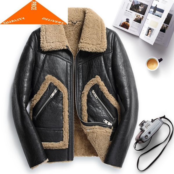 природный барашек 100% куртка мужской одежда 2020 streetwear real fur coat man мото байкер тонкая натуральная кожа куртка 844, Black
природный барашек 100% куртка мужской одежда 2020 streetwear real fur coat man мото байкер тонкая натуральная кожа куртка 844, Black