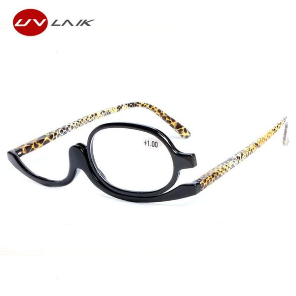 uvlaik 180 degree rotating monocular women cosmetics glasses makeup reading glasses diopter +1.0 +1.5+2.0+2.5+3.0, White;black
uvlaik 180 degree rotating monocular women cosmetics glasses makeup reading glasses diopter +1.0 +1.5+2.0+2.5+3.0, White;black