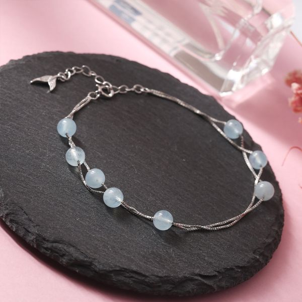 wholesale bracelet s925 sterling silver fishtail crystal jewelry hand string fresh and sweet cute girl bracelet crystal jewelry, Golden;silver
wholesale bracelet s925 sterling silver fishtail crystal jewelry hand string fresh and sweet cute girl bracelet crystal jewelry, Golden;silver