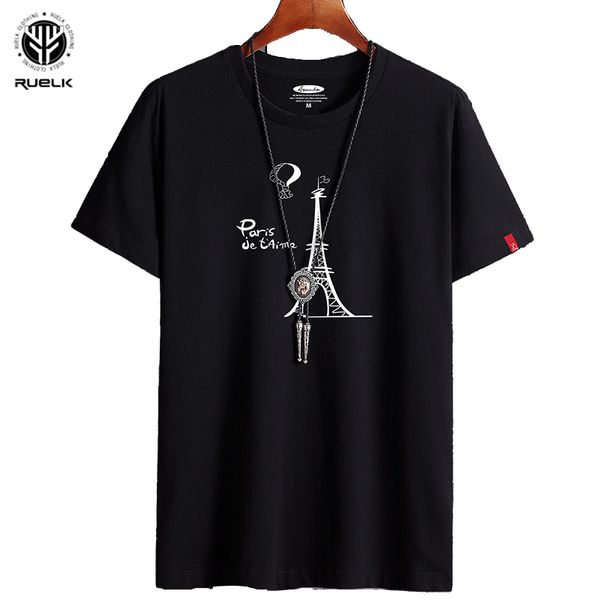 ruelk short-sleeved 2020 summer new fashion leisure trend hip-hop personality tower print t-shirt loose cotton large size men's, White;black
ruelk short-sleeved 2020 summer new fashion leisure trend hip-hop personality tower print t-shirt loose cotton large size men's, White;black