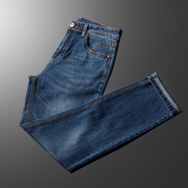 men's jeans 2021 summer autumn mens clothing large size stretch blue denim straight fit smart casual trousers elastic pant
men's jeans 2021 summer autumn mens clothing large size stretch blue denim straight fit smart casual trousers elastic pant