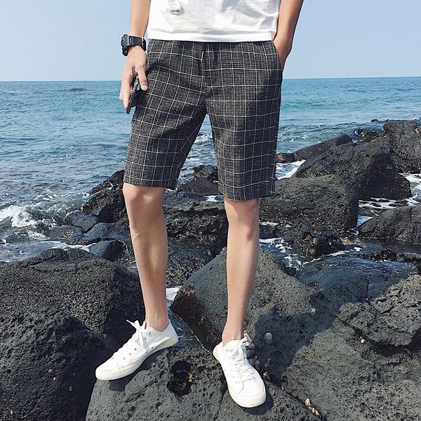 men's slim style checker five-point leisure male short men's fashion trend individuality plus size summer shorts mc54, White;black
men's slim style checker five-point leisure male short men's fashion trend individuality plus size summer shorts mc54, White;black