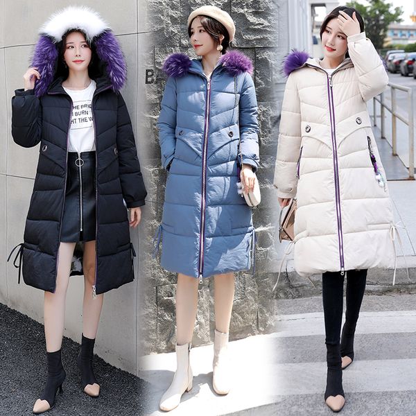 winter jacket women 2019 new female parka coat feminina long down jacket slim long hooded down cotton coat women 2xl, Black
winter jacket women 2019 new female parka coat feminina long down jacket slim long hooded down cotton coat women 2xl, Black