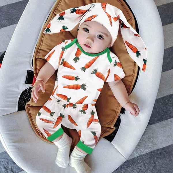 пасхальный младенец baby girls одежда набор морковь печати комбинезон комбинезон + брюки + уши шляпа наряды лето с коротким рукавом одежда, White
пасхальный младенец baby girls одежда набор морковь печати комбинезон комбинезон + брюки + уши шляпа наряды лето с коротким рукавом одежда, White