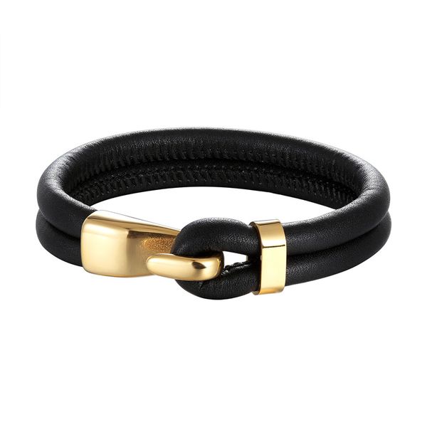 2019 creative black multi-layer leather bracelet men stainless steel fashion bangles gifts pulseras
2019 creative black multi-layer leather bracelet men stainless steel fashion bangles gifts pulseras