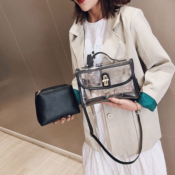 fashion bags women transparent bag handbag shoulder bag clear jelly purse clutch square tote cool bolsa feminina /by
fashion bags women transparent bag handbag shoulder bag clear jelly purse clutch square tote cool bolsa feminina /by