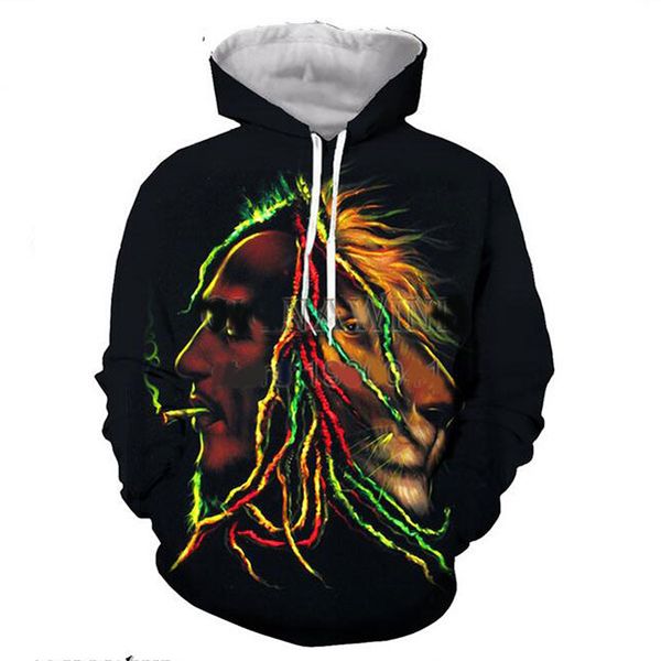 new fashion summer designer hoodies mens women 3d casual hoodie bob marley harajuku pullovers rq0661, Black
new fashion summer designer hoodies mens women 3d casual hoodie bob marley harajuku pullovers rq0661, Black