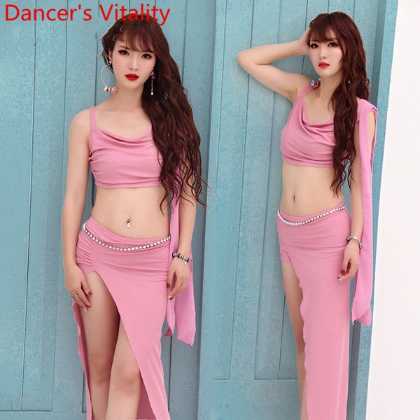 new belly dancing clothes professional split 2colors sleeveless skirt 2pcs women oriental dance performaner costume, Black;red
new belly dancing clothes professional split 2colors sleeveless skirt 2pcs women oriental dance performaner costume, Black;red