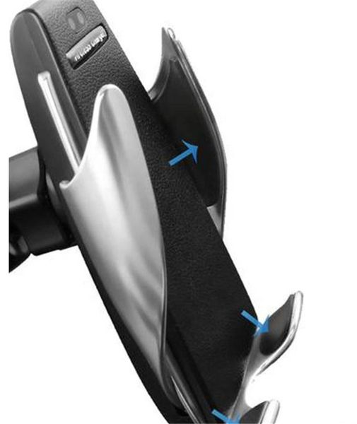 S5 Automatic Clamping Car QI Wireless Charger For IPhone XS MAX Galaxy Air Vent Holder 360 Degree Rotation Charging Mount Bracket
S5 Automatic Clamping Car QI Wireless Charger For IPhone XS MAX Galaxy Air Vent Holder 360 Degree Rotation Charging Mount Bracket