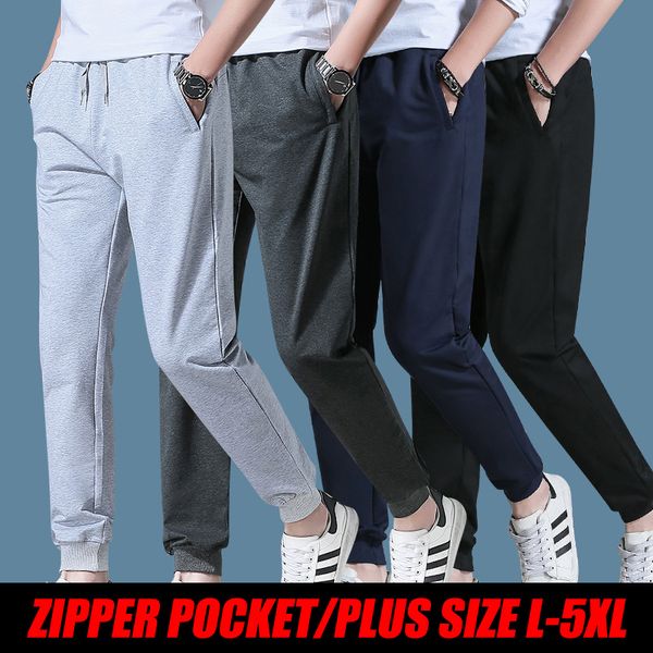 men casual pants spring autumn mens pants cotton trousers male plus size 5xl sweatpants tracksuit joggers, Black
men casual pants spring autumn mens pants cotton trousers male plus size 5xl sweatpants tracksuit joggers, Black