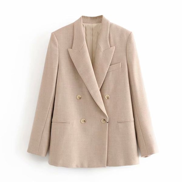 m7964 2020 spring and summer new fashion style khaki jackets double-breasted blazer loose houndstooth suit coat, White;black
m7964 2020 spring and summer new fashion style khaki jackets double-breasted blazer loose houndstooth suit coat, White;black