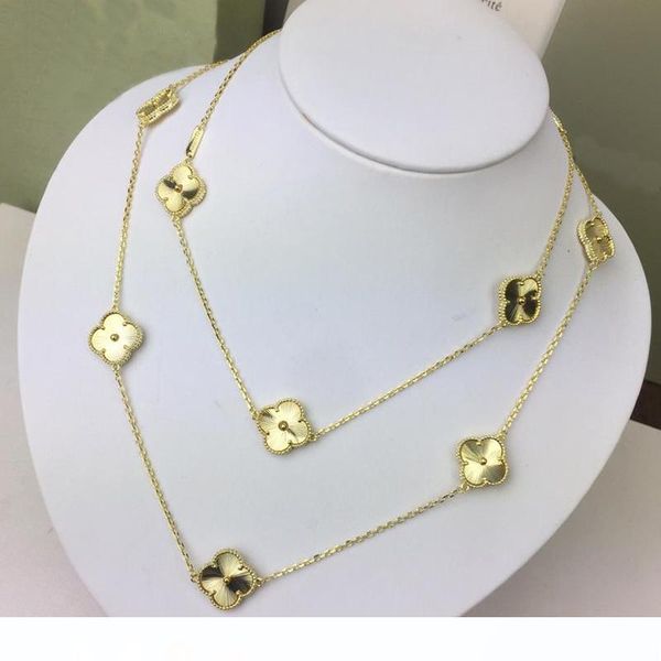 new изысканных клеверов резных 18k ожерелья свитера золота для баб моды бренд дизайнер ювелирных изделий для женщины, Silver
new изысканных клеверов резных 18k ожерелья свитера золота для баб моды бренд дизайнер ювелирных изделий для женщины, Silver