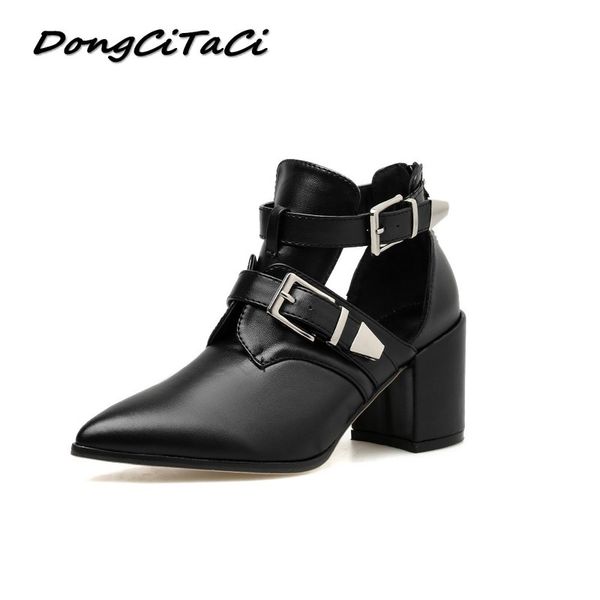 dongcitaci western motorcycle boots women shoes woman ankle boots retro thick heels black knight riding cool booties 35-42
dongcitaci western motorcycle boots women shoes woman ankle boots retro thick heels black knight riding cool booties 35-42